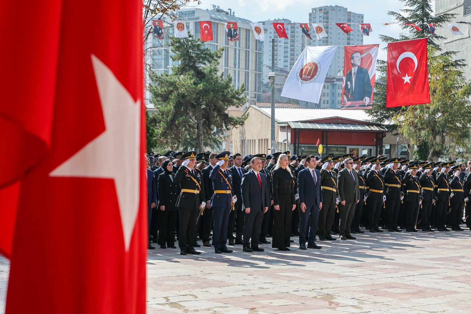 Bilecik’te Cumhuriyet’in 103. Yılı Için Ilk Tören Düzenlendi 20898