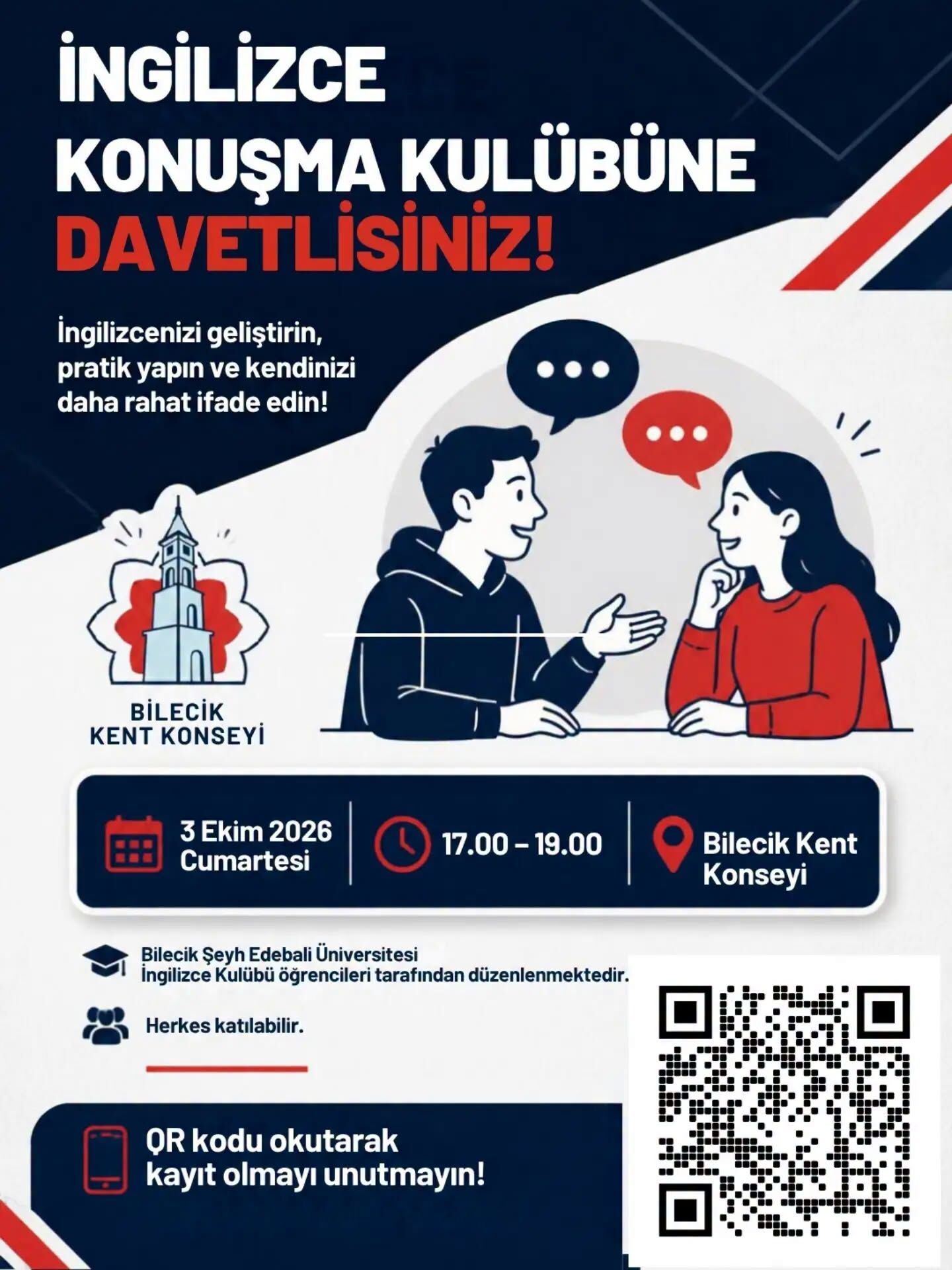 Bilecik’te İngilizce Konuşma Kulübü Buluşması Düzenlenecek 19937