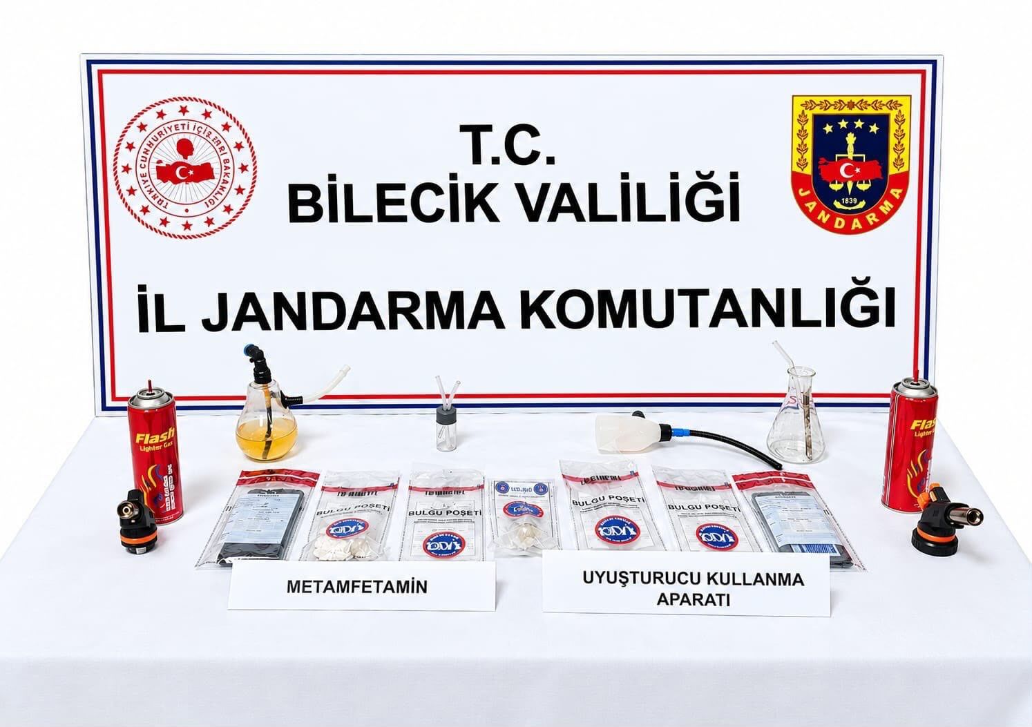 Bilecikte Metamfetamin Operasyonu 20649