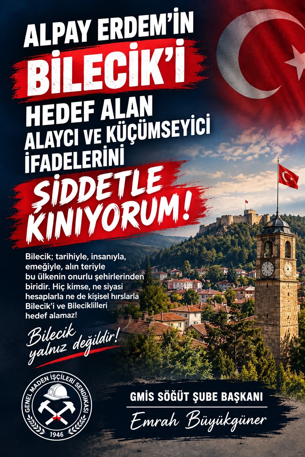 Büyükgüner’den Alpay Erdem’e Sert Tepki “Bilecik Sahipsiz Değil!” 20339