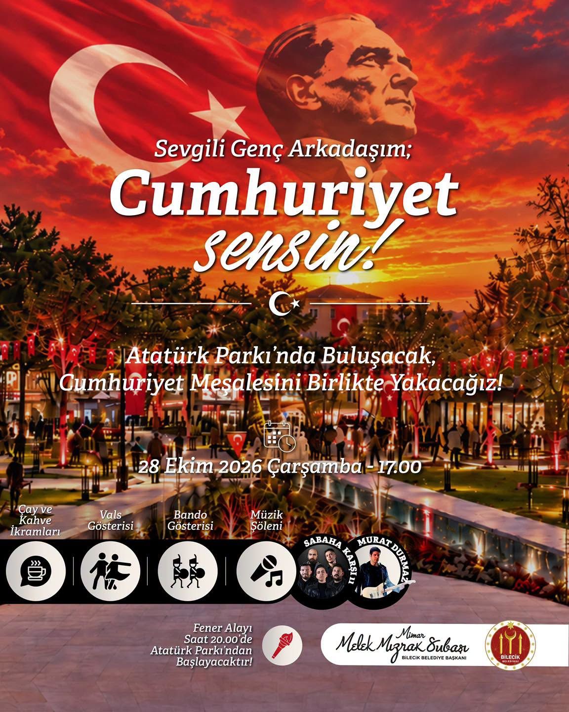 Gençler Cumhuriyet Coşkusunu Atatürk Parkı’nda Yaşayacak 20682-1