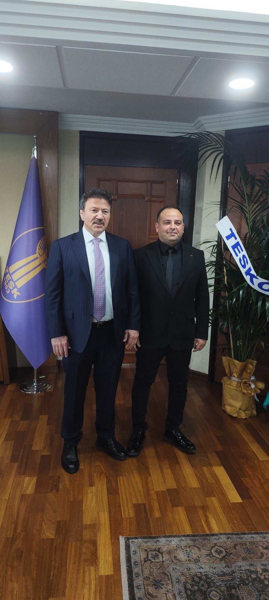 Harun Dilek’ten Tesk Genel Başkanı Mehmet Yiğiner’e Ziyaret 20611