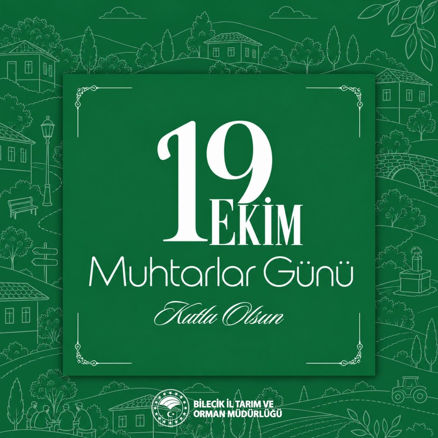 İl Tarım ve Orman Müdürü Çetin Ayvalık’tan Muhtarlar Günü mesajı