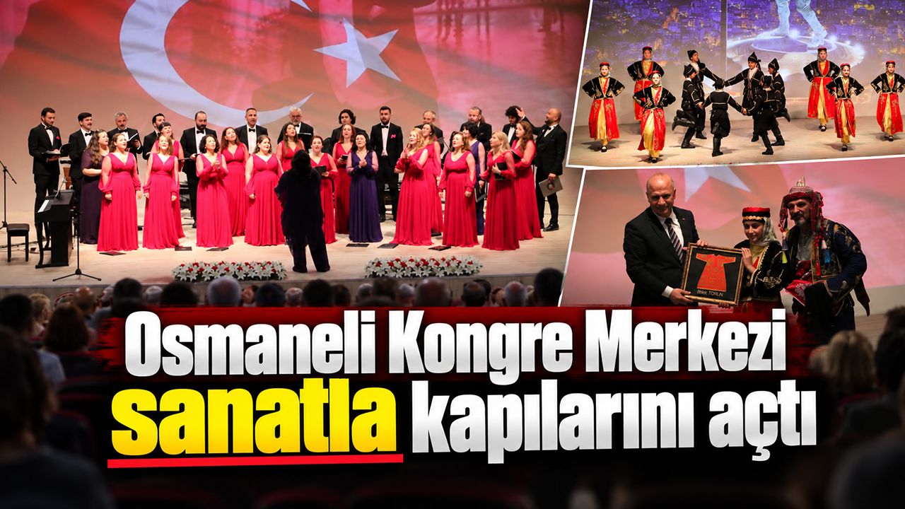 Osmaneli Kongre Merkezi sanatla kapılarını açtı