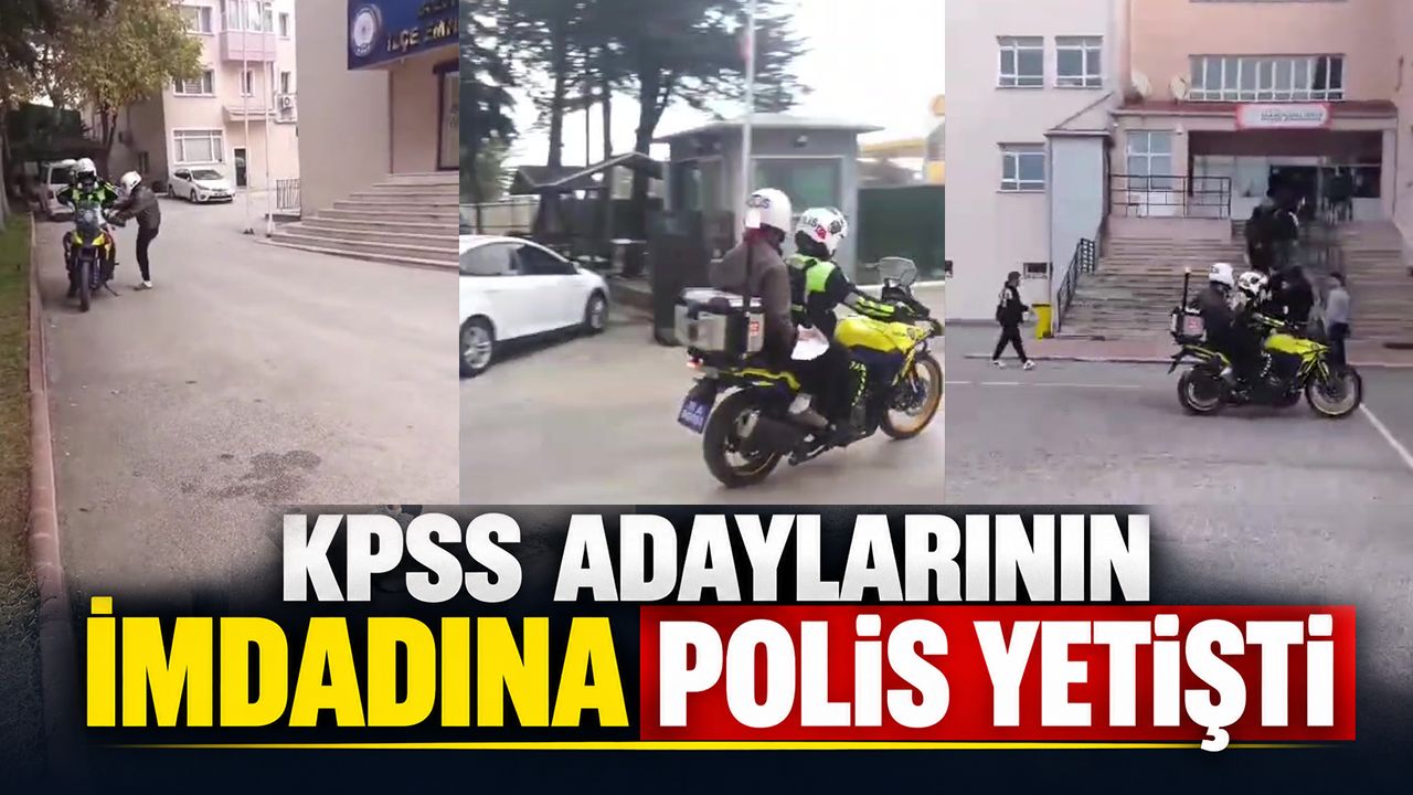 Bilecik'te KPSS Adaylarının İmdadına Polis Yetişti