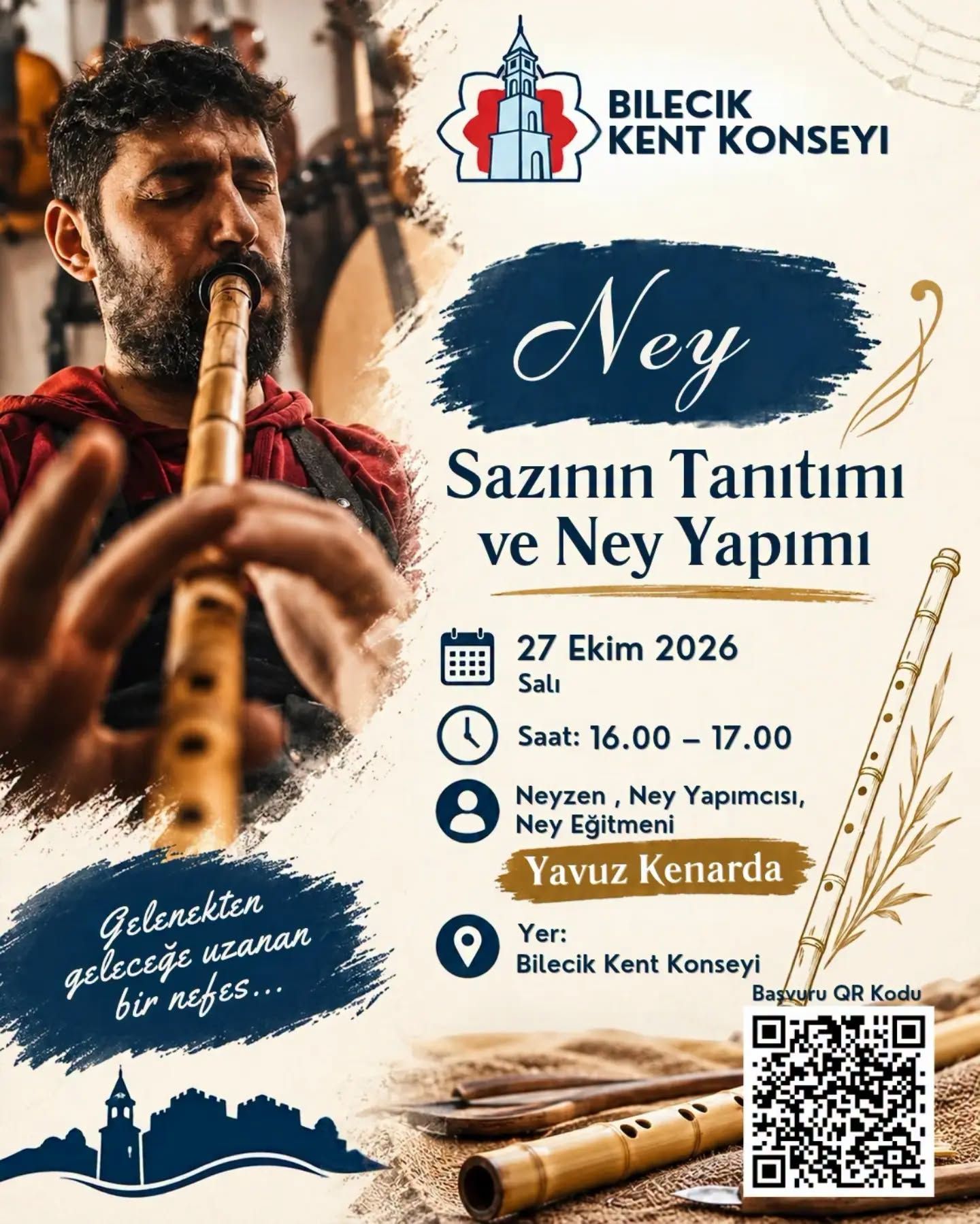 Neyin Büyülü Sesi Bilecik’te Yankılanacak 20717