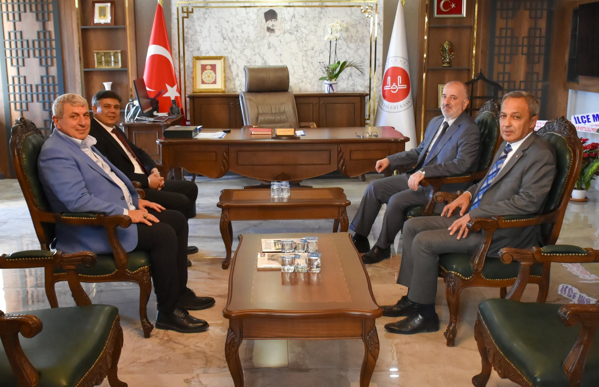 Üç Belediye Başkanından Müftü Dikmen’e Hayırlı Olsun Ziyareti 20757